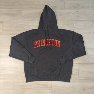 Vintage Y2K Champion Princeton Gray Hooded Sweatshirt Men's XL Casual Collegiate